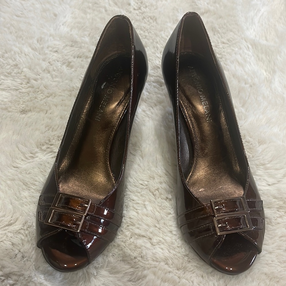 Antonio Melani Brown heels Size 6
